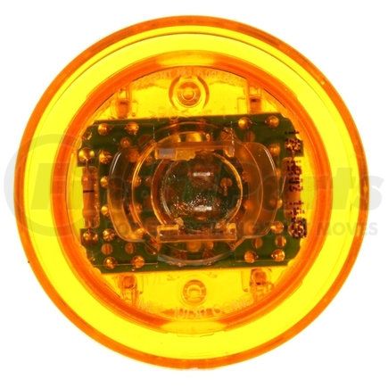 Truck-Lite TL10375Y Marker Light - 10 Series, High Profile, LED, Yellow Round, 8 Diode