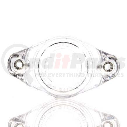 Truck-Lite TL10727 Marker Light Mounting Bracket - For 10 Series, Ribs Back, Bracket Mount, 2 In Diameter Lights/ 2-1/2 In Diameter Lights, Used In Round Shape Lights, Clear Polycarbonate, 2 Screw Bracket Mount