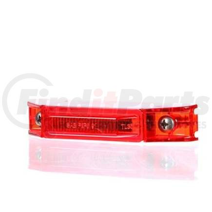 Truck-Lite TL35200R Marker Light - For 35 Series, LED, Red Rectangular, 1 Diode, P2, 2 Screw, Fit 'N Forget, 12 Volt