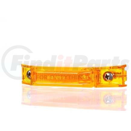 Truck-Lite TL35200Y Marker Light - For 35 Series, LED, Yellow Rectangular, 2 Diode, P2, 2 Screw, Fit 'N Forget, 12 Volt