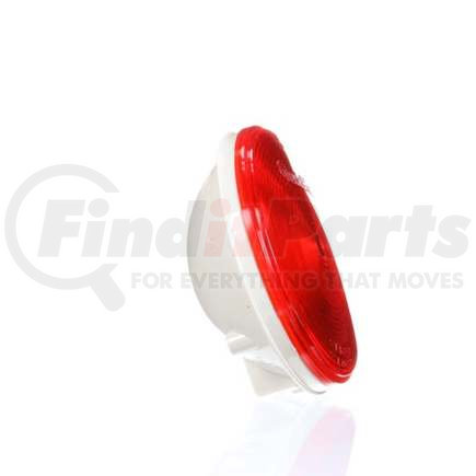 Truck-Lite TL40202R Brake / Tail / Turn Signal Light - For 40 Series, Incandescent, Red, Round, 1 Bulb, Pl-3, 12 Volt