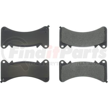 Centric 300.19100 Centric Premium Semi-Metallic Brake Pads with Shims