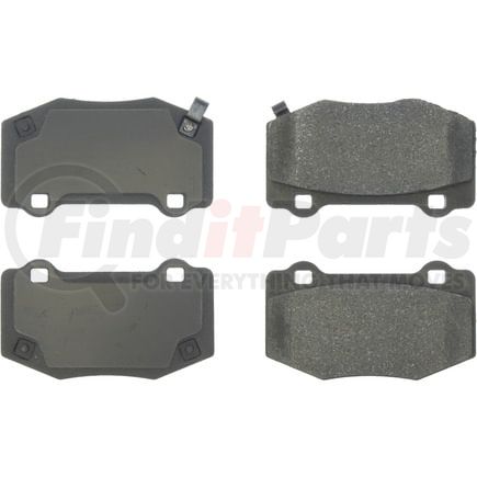 Centric 300.18540 Centric Premium Semi-Metallic Brake Pads with Shims and Hardware