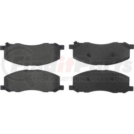 Centric 300.15580 Centric Premium Semi-Metallic Brake Pads with Shims and Hardware