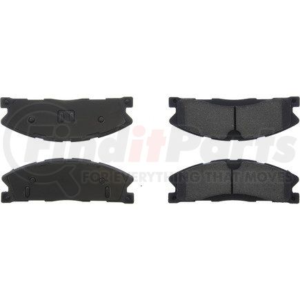 Centric 301.16110 Centric Premium Ceramic Brake Pads with Shims and Hardware