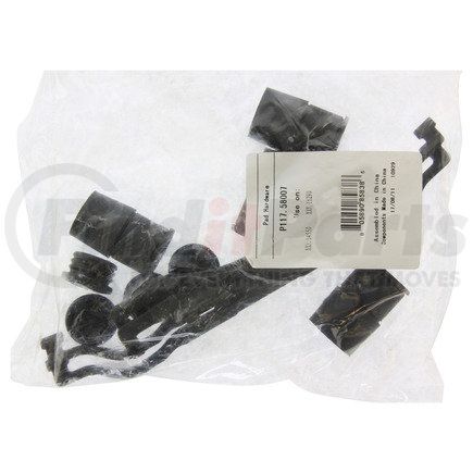 Centric 300.16290 Centric Premium Semi-Metallic Brake Pads with Shims and Hardware