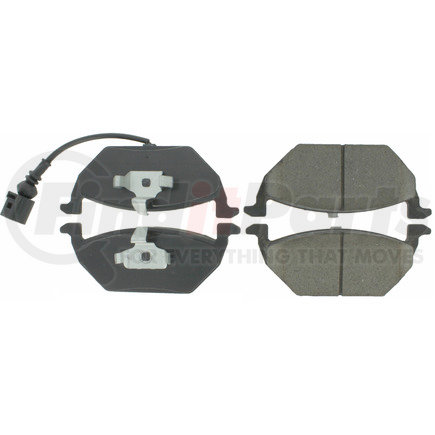Centric 106.07681 Posi Quiet Extended Wear Brake Pads with Shims and Hardware