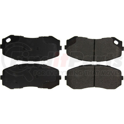 Centric 106.12650 Posi Quiet Extended Wear Brake Pads with Shims and Hardware