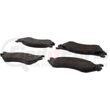 Centric 106.07022 Posi Quiet Extended Wear Brake Pads with Shims and Hardware