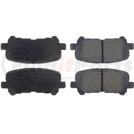 Centric 301.12810 Centric Premium Ceramic Brake Pads with Shims and Hardware