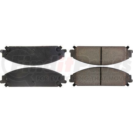 Centric 301.10580 Centric Premium Ceramic Brake Pads with Shims and Hardware