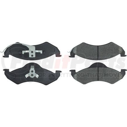 Centric 106.07460 Posi Quiet Extended Wear Brake Pads with Shims and Hardware