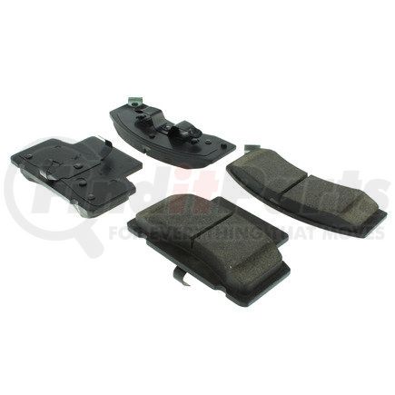 Centric 106.04590 Posi Quiet Extended Wear Brake Pads with Shims and Hardware