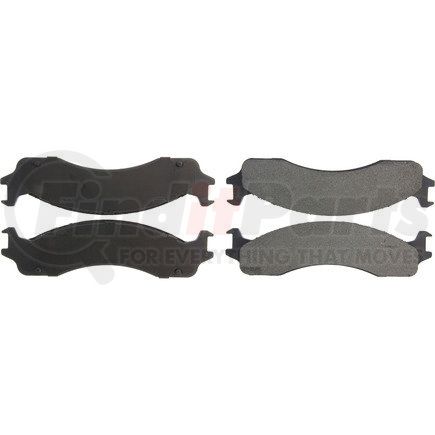 Centric 300.06550 Centric Premium Semi-Metallic Brake Pads with Shims and Hardware