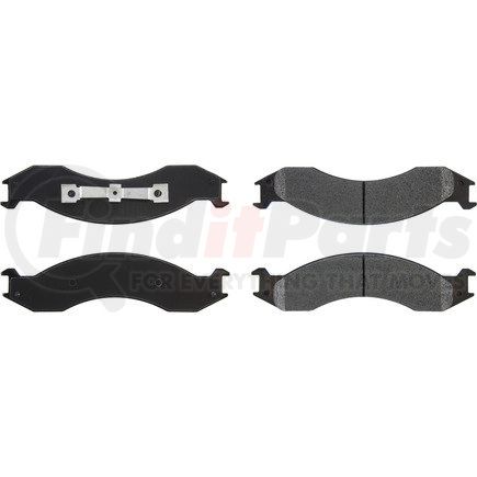 Centric 106.05570 Posi Quiet Extended Wear Brake Pads with Shims and Hardware