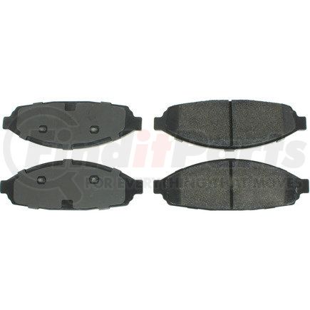 Centric 300.09310 Premium Semi-Metallic Brake Pads with Shims and Hardware