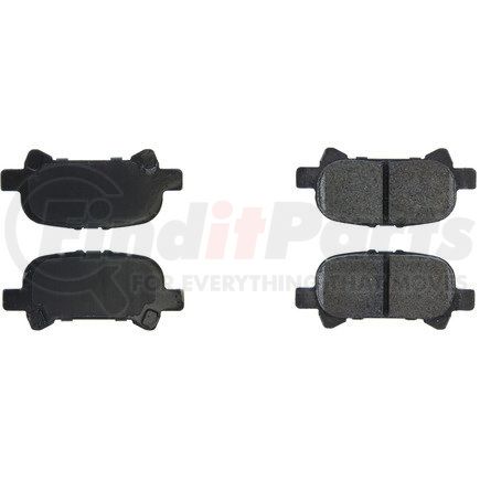 Centric 106.08280 Posi Quiet Extended Wear Brake Pads with Shims and Hardware