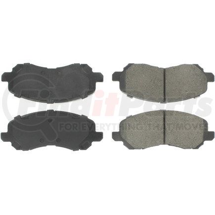 Centric 300.08660 Centric Premium Semi-Metallic Brake Pads with Shims and Hardware
