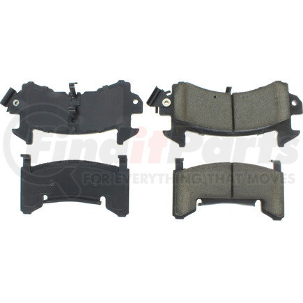 Centric 300.01540 Centric Premium Semi-Metallic Brake Pads with Shims and Hardware
