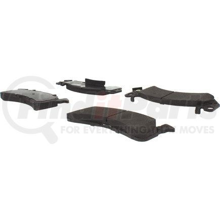 Centric 300.01530 Centric Premium Semi-Metallic Brake Pads with Shims and Hardware