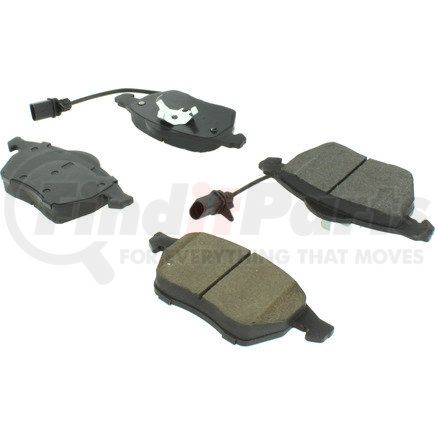 Centric 106.08400 Posi Quiet Extended Wear Brake Pads with Shims and Hardware