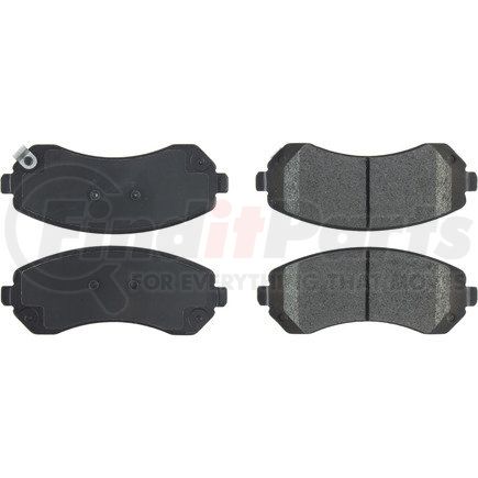 Centric 106.08440 Posi Quiet Extended Wear Brake Pads with Shims and Hardware