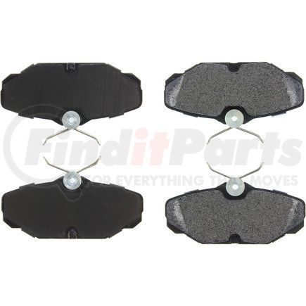 Centric 106.06100 Posi Quiet Extended Wear Brake Pads with Shims and Hardware