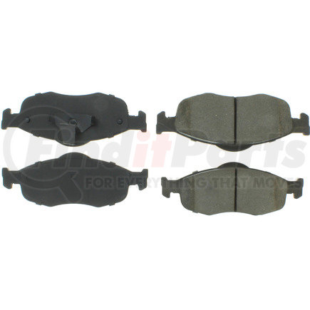 Centric 300.06480 Centric Premium Semi-Metallic Brake Pads with Shims and Hardware