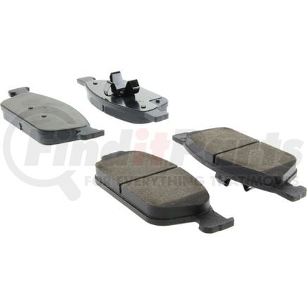 Centric 300.16450 Centric Premium Semi-Metallic Brake Pads with Shims and Hardware