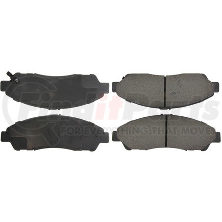 Centric 300.13780 Centric Premium Semi-Metallic Brake Pads with Shims and Hardware