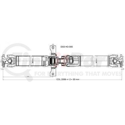 Diversified Shaft Solutions (DSS) HO-305 CV Axle Shaft