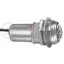 Cole Hersee PL85RC Cole Hersee Warning Devices, Pilot Lights, Panel Lamps & Sockets  SINGLE CONTACT, SELF GROUNDING, PLATED, BRASS BEZEL, 15/16" FACEDTED LENS, RED, 12V BULB SUPPLIED