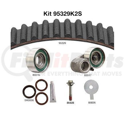 Dayco 95329K2S TIMING BELT KIT WITH SEALS, DAYCO