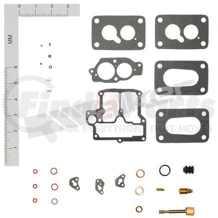 WALKER AIR BRAKES 15849A - walker products carb kit - hitachi 2 bbl; dch340, dfp340 | walker products carb kit - hitachi 2 bbl; dch340, dfp340 | carburetor repair kit