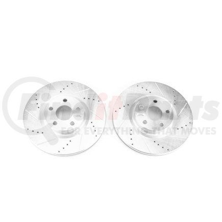 PowerStop Brakes AR85194XPR Evolution® Disc Brake Rotor - Performance, Drilled, Slotted and Plated