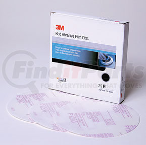 3M 1187 Red Abrasive Hookit™ Disc, 6 in, P800, 50 discs per box