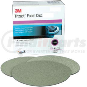 3M 2085 Trizact™ Hookit™ Foam Disc, 6", 3000 Grit