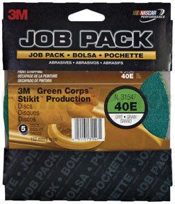 3M 31550 Green Corps™ Stikit™ Disc 31550, 8", 40E, 5, discs/pack