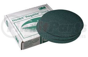 3M 521 Green Corps™ Hookit™ Regalite™ Disc 00521, 8" dia, 80E, 25 discs/bx