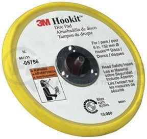 3M 5756 Hookit™ Low Profile Disc Pad 05756, 6"