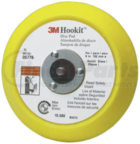 3M 5776 Hookit™ Disc Pad 05776, 6"