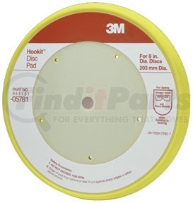 3M 5781 Hookit™ Disc Pad 05781, 8"