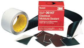 3M 6147 Scotch® Electrical Moisture Sealant Roll, 2 1/2" x 10'