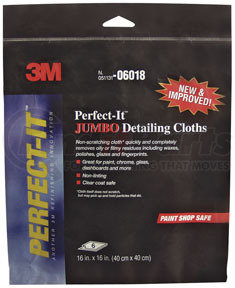 3M 6018 Perfect-It™ Jumbo Detailing Cloth 06018, 16 in x 16 in