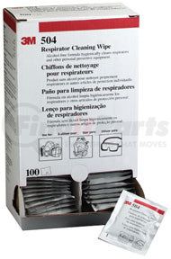 3M 7065 Respirator Cleaning Wipe 504/07065(AAD), Alcohol-Free, Individually Packaged