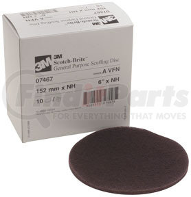 3M 7467 Scotch-Brite™ Scuffing Disc General Purpose 07467, 6", 10 discs/bx