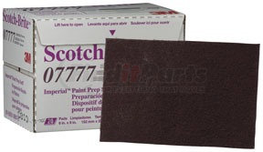 3M 7777 Scotch-Brite™ Imperial™ Paint Prep Scuff Pad 07777 Maroon, 9" x 6", 20 pads/box