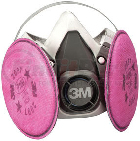 3M 7183 Half Facepiece Respirator Packout, PN 07183, Large, with Particulate Filters PN 07184, P100