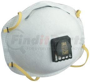 3M 7189 Particulate Welding Respirator 8515/07189 (AAD) - Cool Flow™ Valve, Braided Headband, Adjustable M-Noseclip