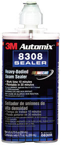 3M 8308 Automix™ Heavy-Bodied Seam Sealer 08308, 200 mL Cartridge, 6/cs